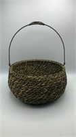 Old Wire Bottom Gathering Basket