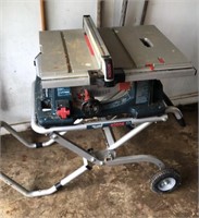Bosch 10" Table Saw w/ Rolling Stand WORKS