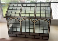 Large Stained Glass House 18" x 12" x 15"