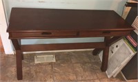 2 Drawer Wooden Sofa Table
