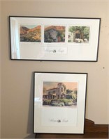 2 Stag's Leap Winery Prints Decor