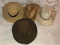 Cowboy, Straw Hats Lot