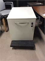 New White DMI Locked Cabinet w/ Keys