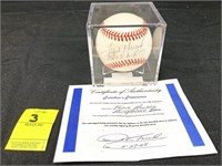 Frank Howard Baseball signed w/