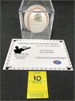 Alex Rodriguez Baseball Autographed w/