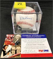 Don Larsen Baseball Autographed w/