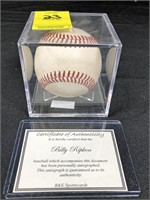 Billy Ripkin Baseball Autographed