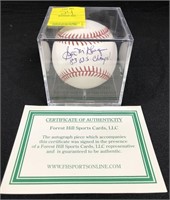 Stu McGreggor Baseball Autographed w/