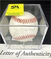 Cal Ripken Jr. Baseball Autographed w/