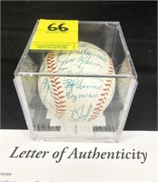 1957 Baltimore Orioles Team Baseball Signed