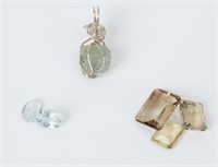Jewelry Unmounted Rough Cut Gemstones