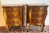 PAIR OF FRENCH EMPIRE VINTAGE NIGHT STANDS
