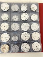 COLLECTION OF ANTIQUE & VINTAGE POCKET WATCH FACES