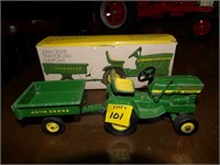 J.D. Tractor & Dump Cart--Played With