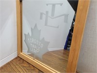 Toronto Maple Leafs Fristed Mirror 13 3/4x13 3/4in