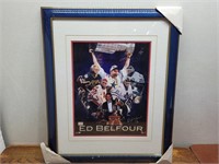 Ed Befour Autographed Framed Picture19inWx22 1/2H