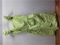 Vintage WM G Junior Original Green Plaid Dress
