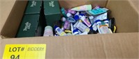 Box lot of HBA items & sunscreen