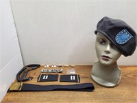 US Army Pins Beret Hat Belt Etc