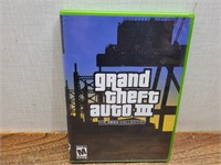 XBOX Grand Theft Auto III Game