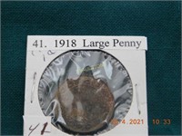 1918  Large Penny