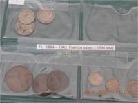 1884 – 1945  Foreign coins (10)