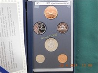 1992 Specimen Coin Set
