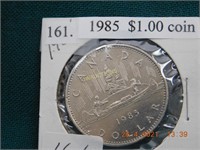 1985  $1.00 coin