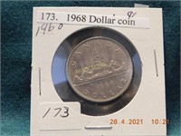 1968 Dollar coin