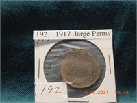 1917  large Penny