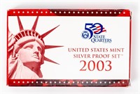 Coin 2003-S 50 State Quarter - Silver Proof Set