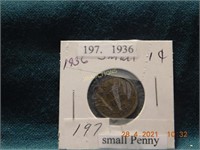1936  Small Penny