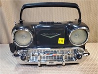 Black Randix 57' Chevy FM/AM Cassette Radio