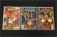 DC comics Warrior, #30, 33, 34