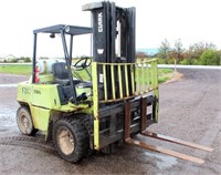 Lot 4001- Clark Forklift  Absentee bidding available on this item. Click catalog tab for more information & pictures.