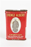 PRINCE ALBERT CRIMP CUT TOBACCO POCKET TIN