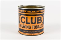 CLUB CHEWING TOBACCO TIN