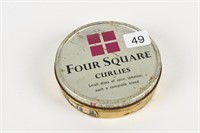 FOUR SQUARE CURLIES TOBACCO TIN