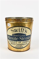 SWIFT'S BEEF LION MINUTE STEAKS TIN