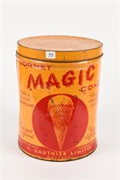 LARGE CORNET MAGIC CONE TIN 10"X13"