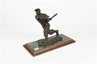 FRANK MCNEECE "OUT OF THE PARK" STATUE MOUNTED ON