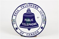 BELL CANADA TELEPHONE COMPANY SSP SIGN 8"
