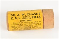 DR.A.W. CHASE'S KINDNEY AND LIVER PILLS WOODEN