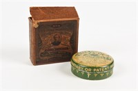 FATHER MORRISCY'S REMEDY SMALL TIN WITH BOX