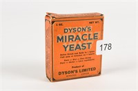 DYSON'S MIRACLE YEAST 1OZ CARDBOARD BOX