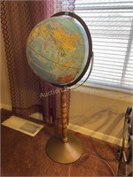 Globe on Floor Stand