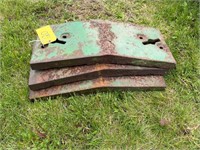 3- John Deere Front Weights