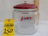 Lance Cracker Jar w/ Lid 6"