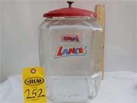 Lance Cracker Jar w/ Lid 10"