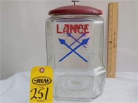 Lance Cracker Jar w/ Lid 10"